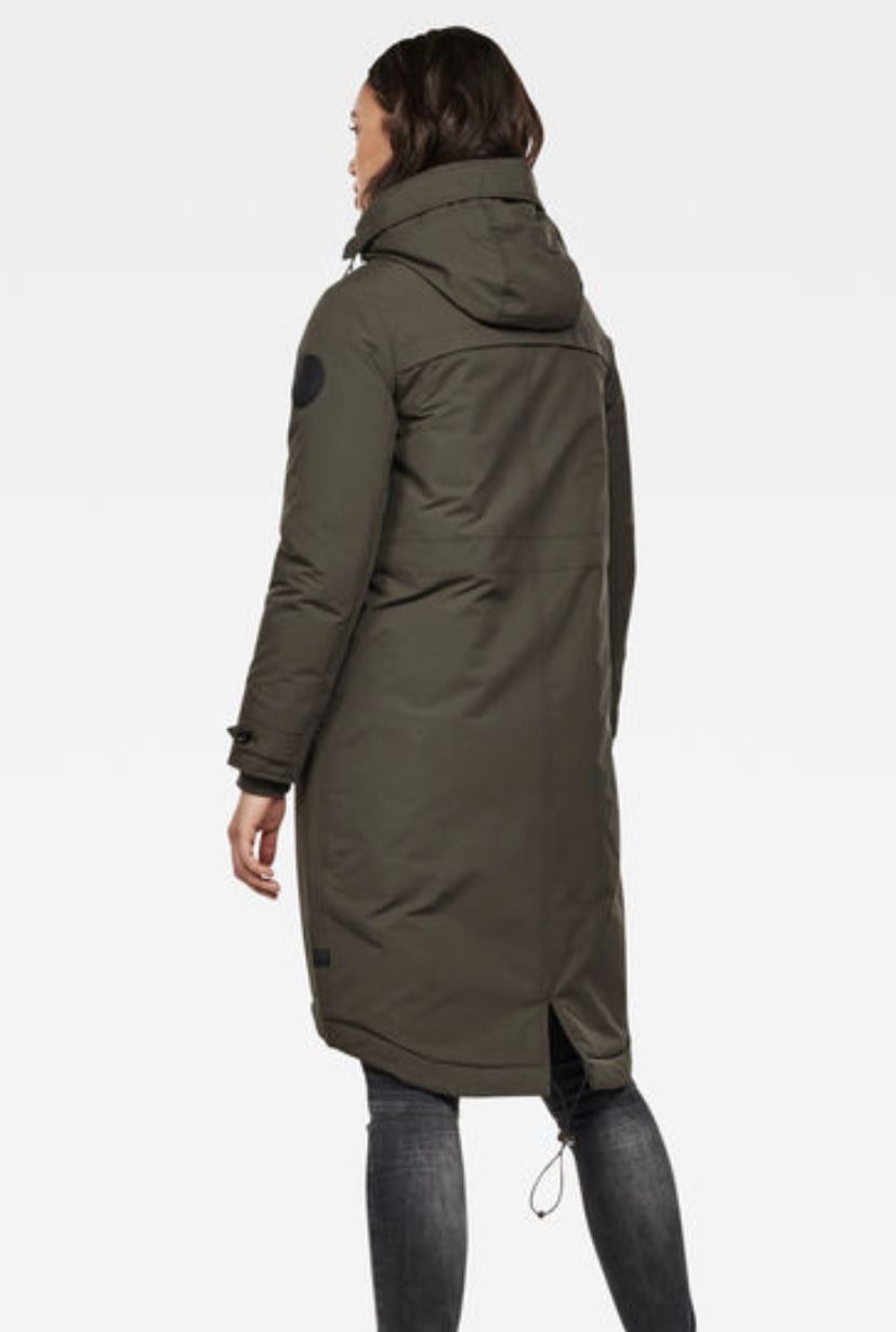 Womens Coats G Star Hooded Padded Fishtail Parka G-Star E Fishtail
