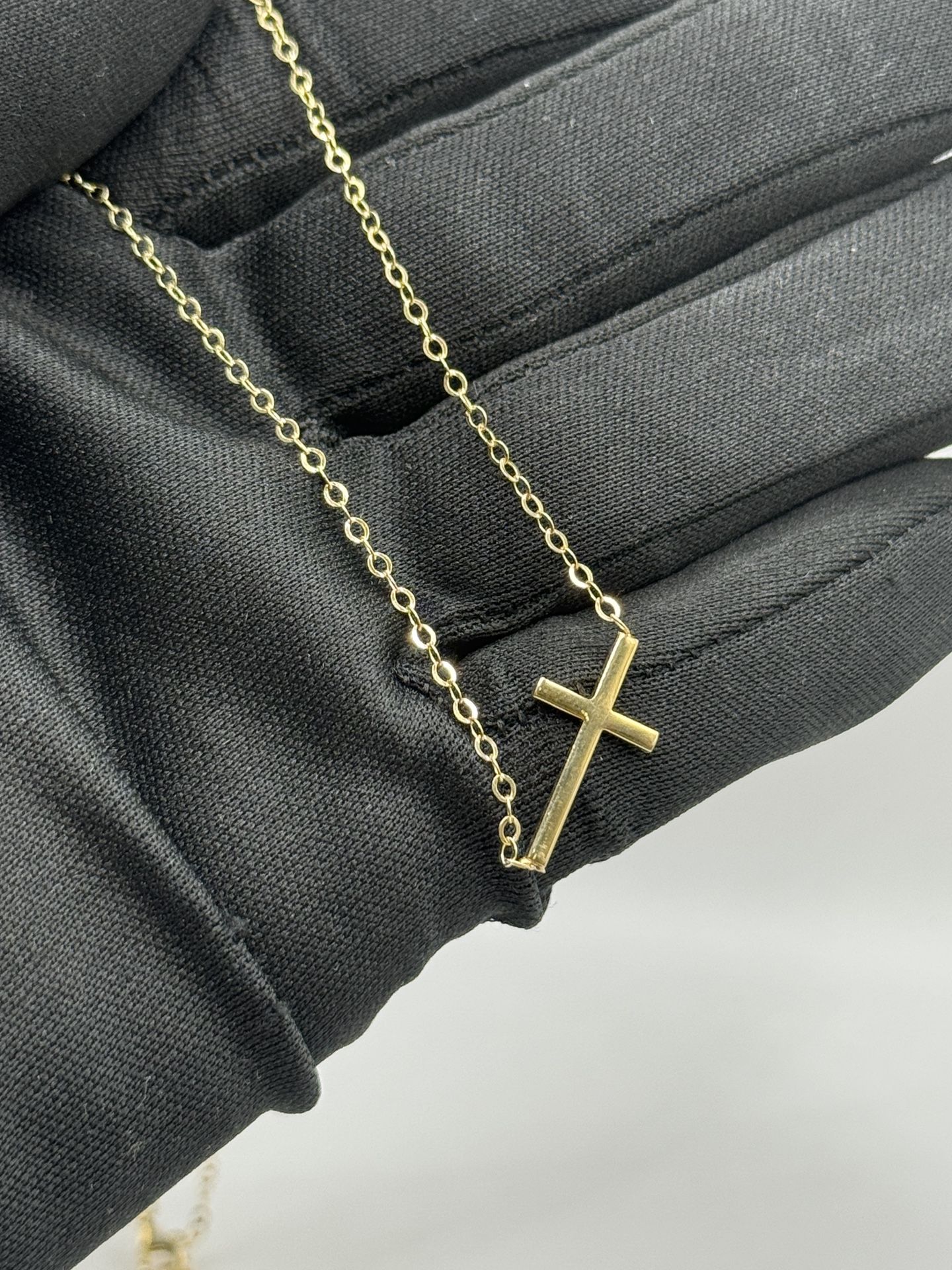 14k Gold Cross Necklace For Women