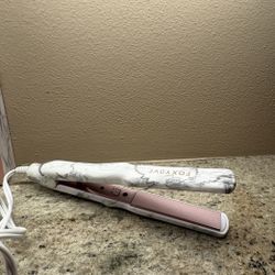 Foxybae Marble Pink Mini Travel Hair Flat Iron 