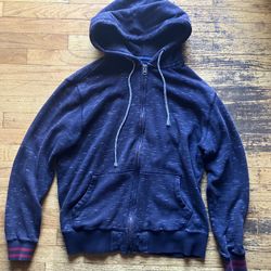 Navy Blue Zip Up