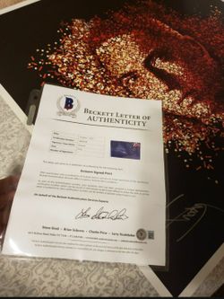 Autographed Eminem Poster (Authenticated) 