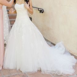Fairytale Wedding Dress With Cathedral Veil