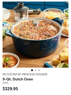 Mi Cocina by Princess House 9-Qt Dutch Oven