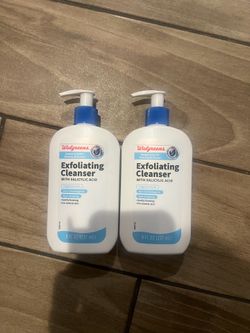 Exfoliating cleanser 2 x $10