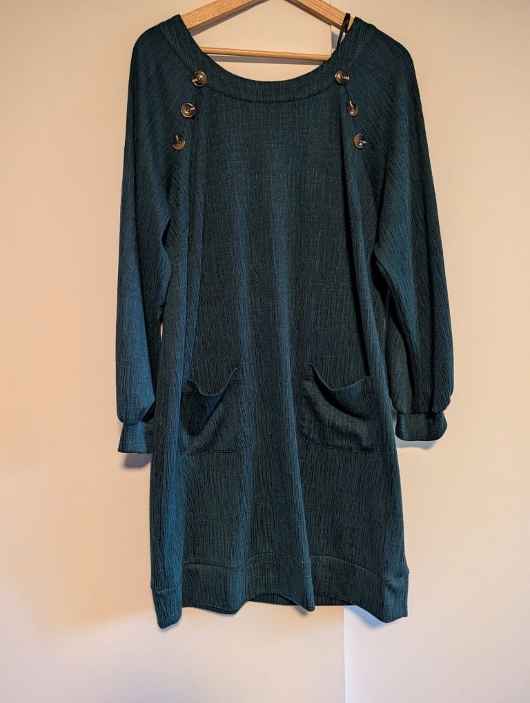 Green Forest Dress Size 16W