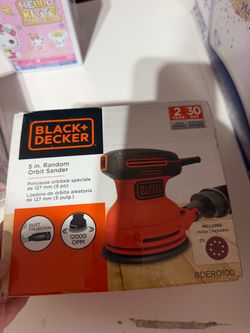 Black Decker 5-Inch Random Orbit Sander