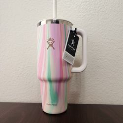 40oz Hydro Flask Tumbler Sugar Rush Rainbow Color