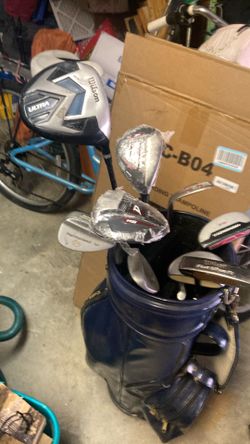 Wlson deep red golf set $170