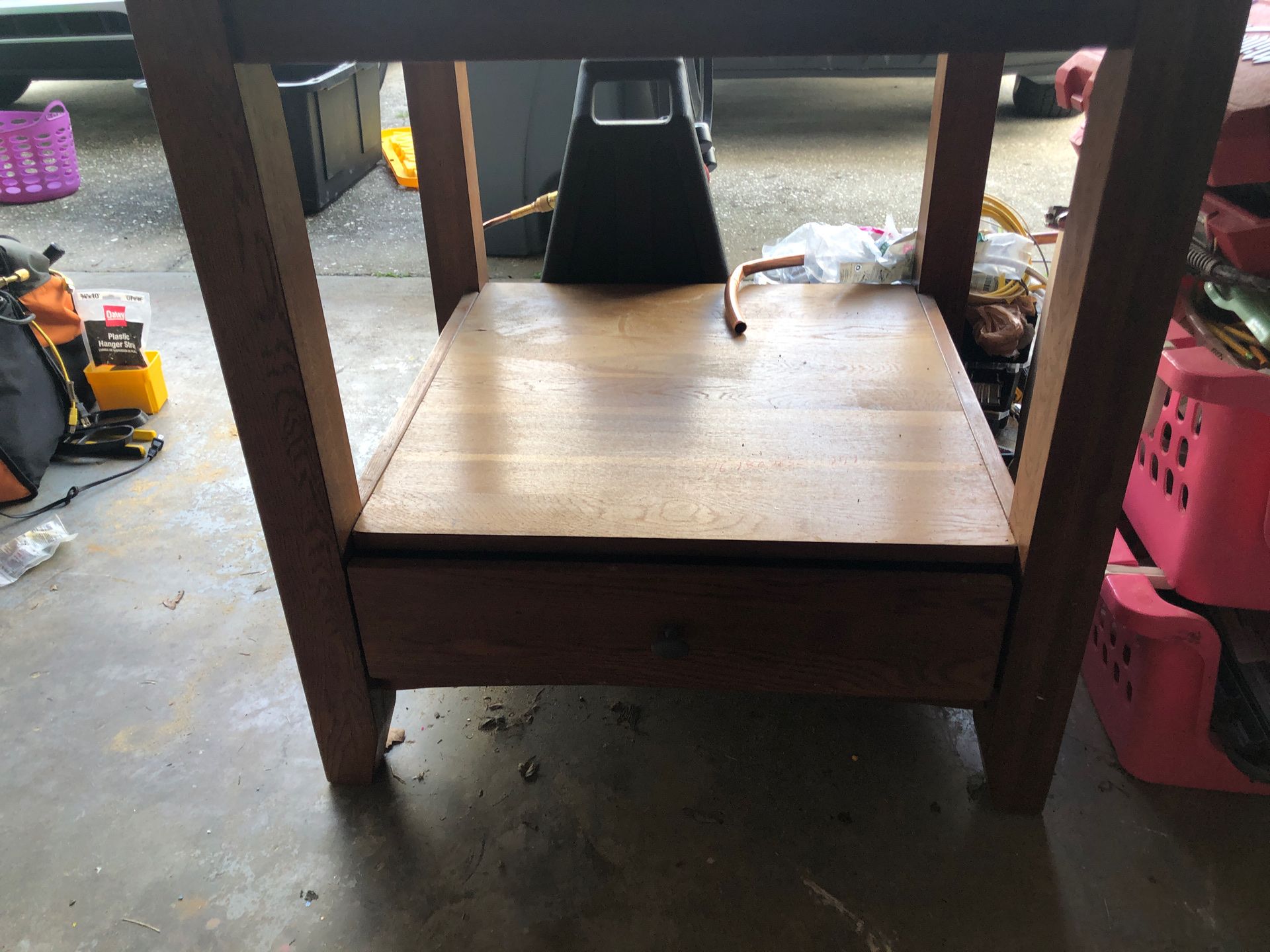 Solid wood table