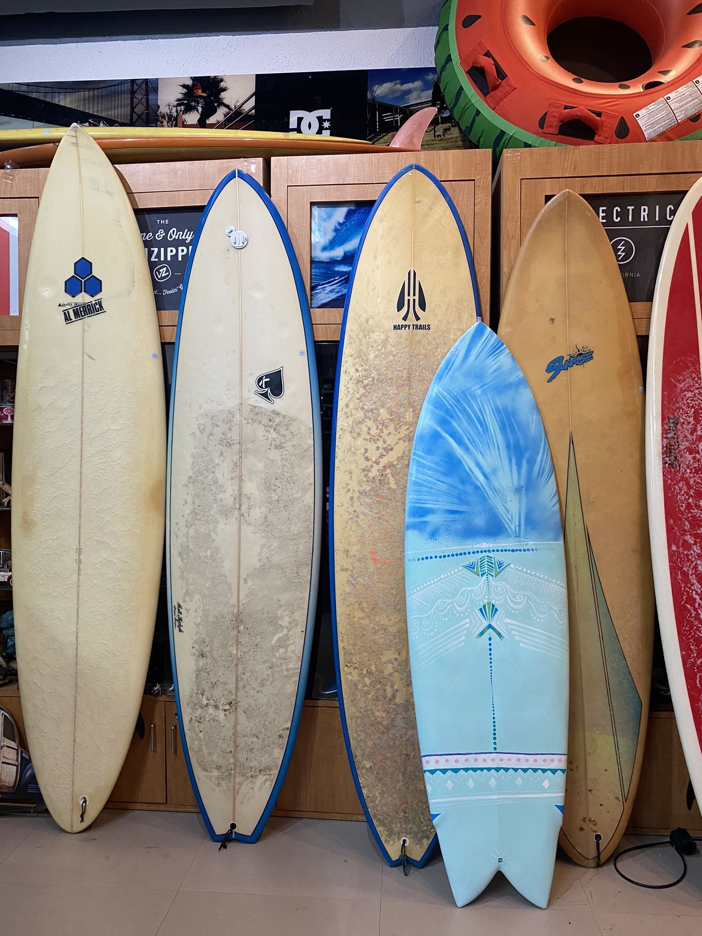 Used Surfboards & Fun Shapes At Catch A Wave Surf Shop New Location