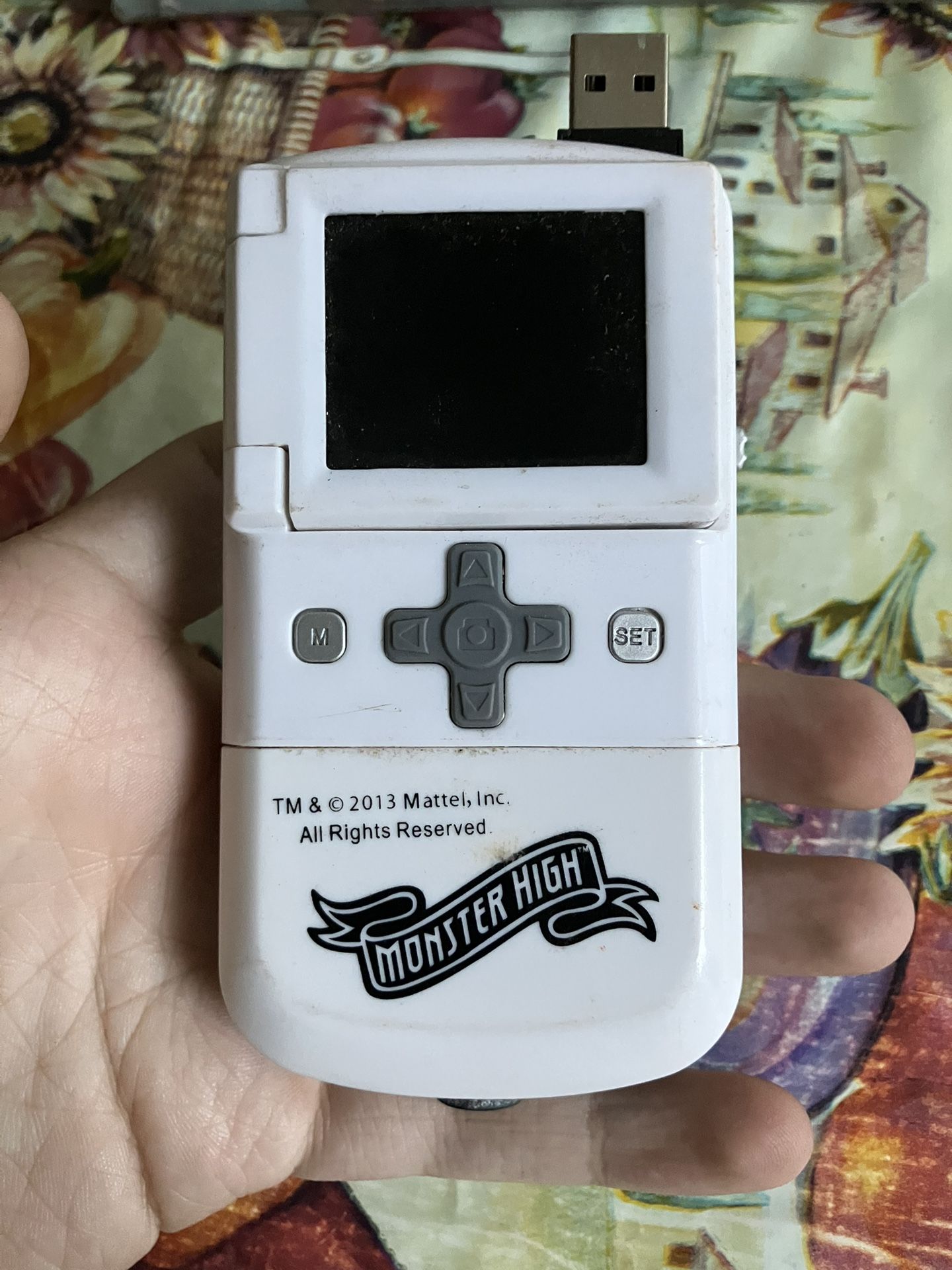 Parts Only TM Mattel 2013 MONSTER HIGH Handheld Digital Camera Recorder SD Card