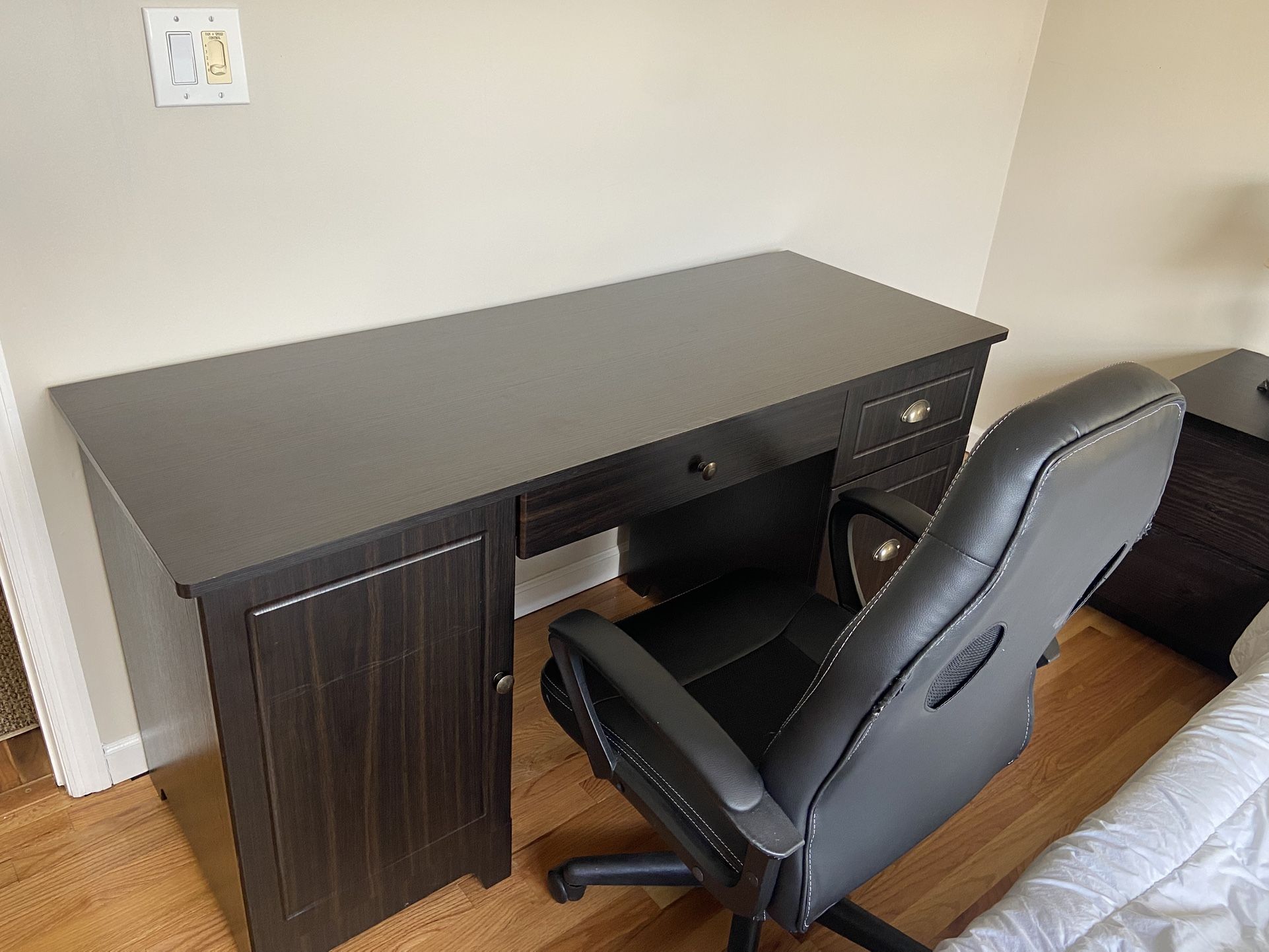 Desk Plus Office Chair (2 Available) 