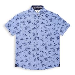 Men’s Button Up Palm Tree Dress Shirt