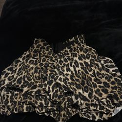 Shein Leopard Skirt 