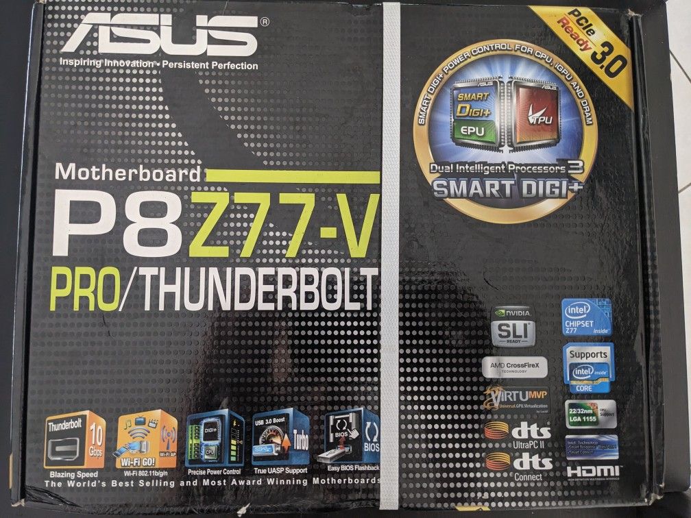 ASUS P8Z77-V Pro/Thunderbolt Motherboard