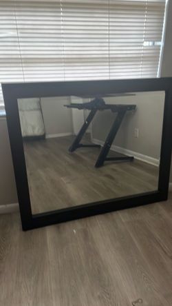 Wood glass mirror