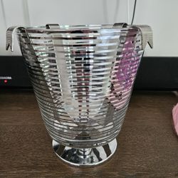 B & B Larger Size Glass 3 Wick Candle Holder