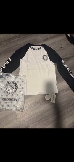 Chrome t shirt white SIZE S AND M