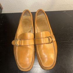 Men’s Ralph Lauren Polo Loafers Moccasins Marks Driving Shoes Brown Sz 13D
