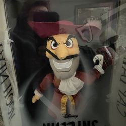 Disney Villains Collection: Captain Hook Plush 13-inch Collectible Plush Doll