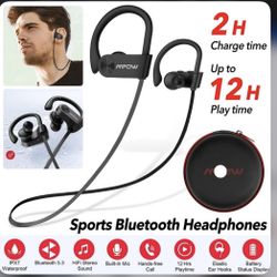 MPOW Flame Bluetooth 5.3 Earphones, Stereo Sweatproof in-Ear Headphones, 12 Hours Playtime Earbuds