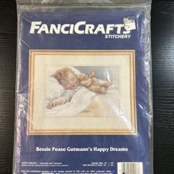 Fancicrafts Stitchery Bessie Pease Gutmann's Happy Dreams Crewel Kit 01013