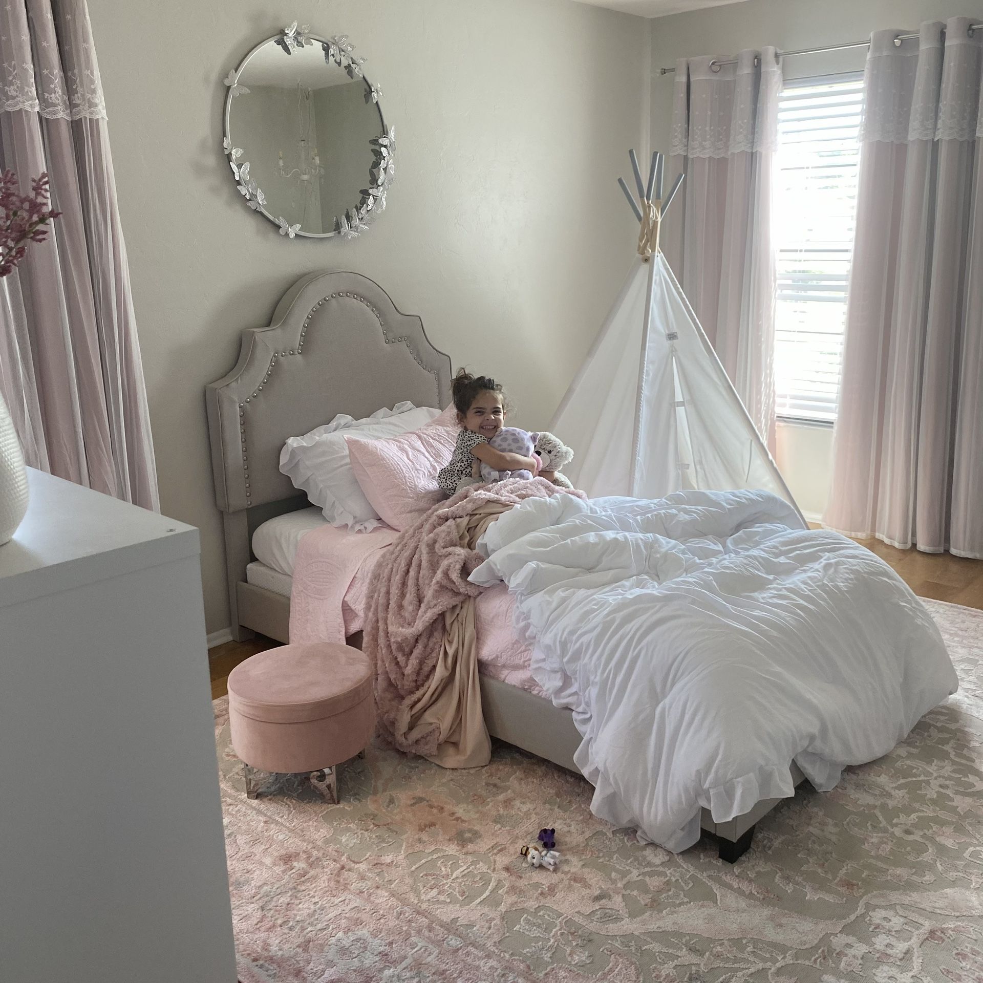 Kids Bed With Mattress $100