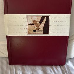 Brand new - Creative Memories Cranberry PicFolio Milestones Photo Album 11x14 