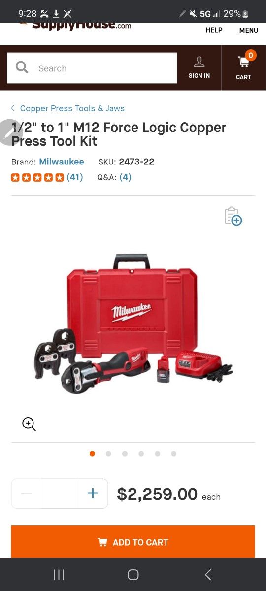 Milwaukee M12 PRO PRESS KIT