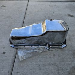 SBC 350 chrome Oil Pan