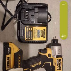 DeWalt XR impact battery and charger
