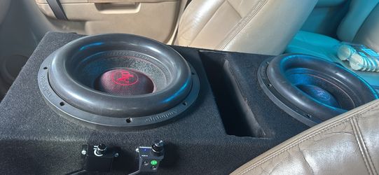 Audio pipe 12 inch subs 4 stack