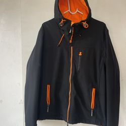 Superdry Original Windtrekker Size Large Black 