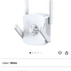 2400Mbps WiFi 6 Extender Signal Booster - 10K Sq.Ft Coverage w/5X Faster Internet Booster for Home & Outdoor