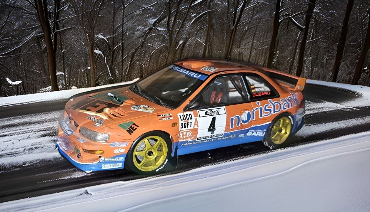 Very Rare 1:18 AUTOART Racing Division Diecast Subaru Impreza WRC 2000 German Team Kremer Wicha NIB
