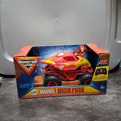Monster Jam Marvel Iron Man with remote control
