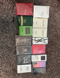 Colgones and perfumes