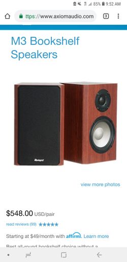 Axiom m3 v3 speakers