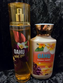 NEW - Bath & Body Works Oahu Coconut Sunset Set