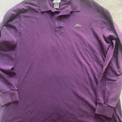 LACOSTE long sleeve size 7