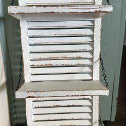 Hobby Lobby Rustic White Wall Shelf (3 Shelves)