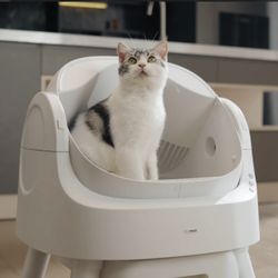 The Auto scooper 11 Open-top Self-cleaning Smart Cat Litter Box 