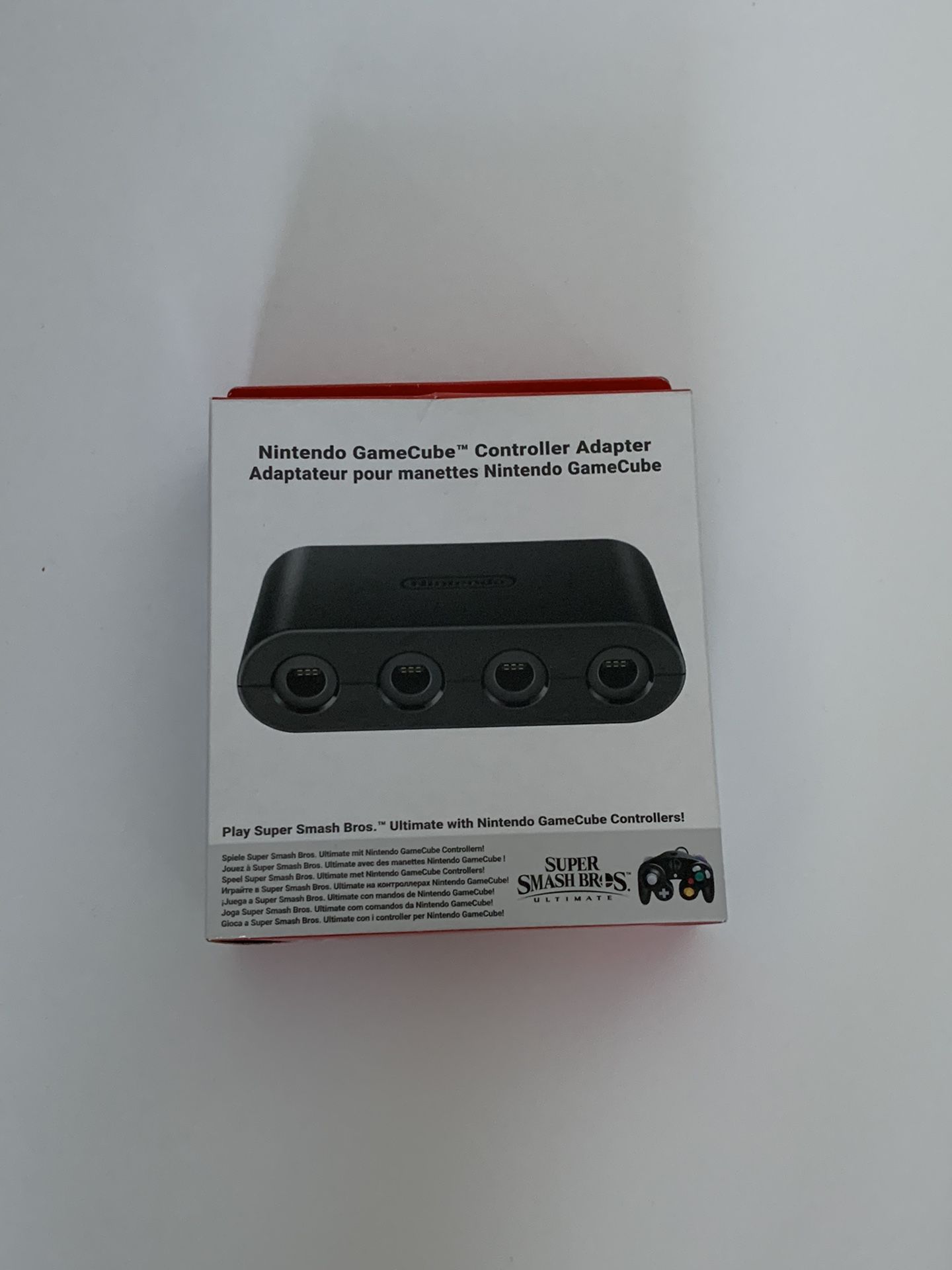 Super Smash Bros Ultimate Switch Portable Gamecube Adapter NEW