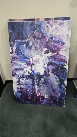Paintings - Blue and Purple