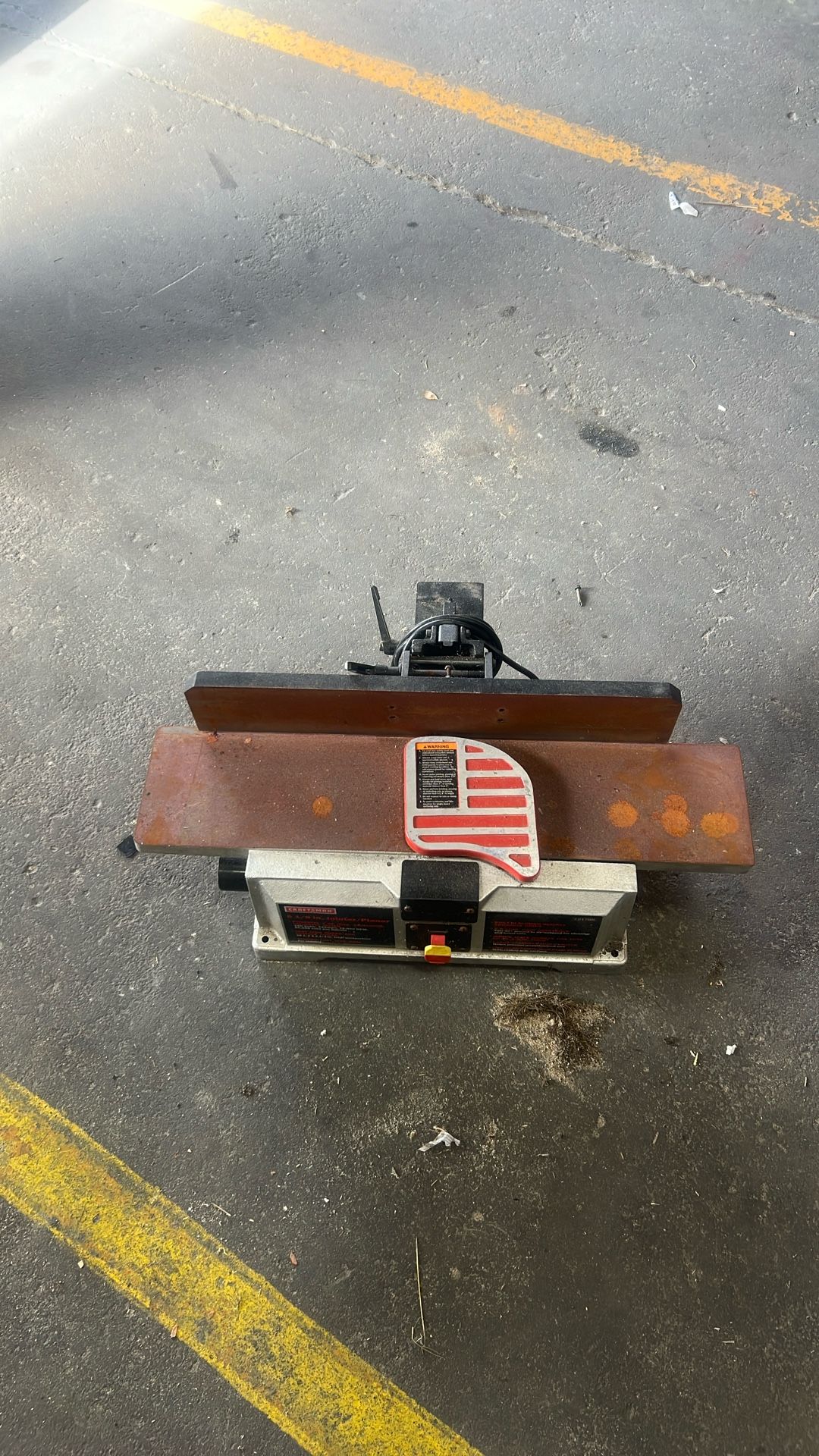 jointer Shop Fox W1829 6-inch benchtop