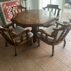 Used game table online and chairs for sale