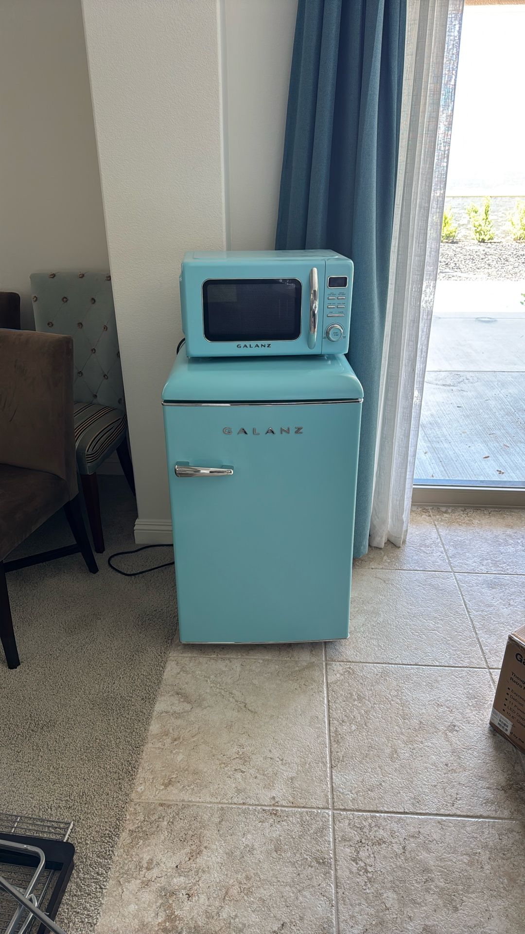 Galanz Mini Fridge And Microwave