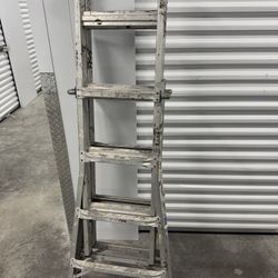 WERNER MT-17 18' REACH MULTI-POSITION LADDER, 300LB CAPACITY 17' TYPE IA
