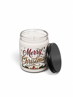Cozy Merry Christmas Candle 🎄🕯️ | Holiday Gift Idea