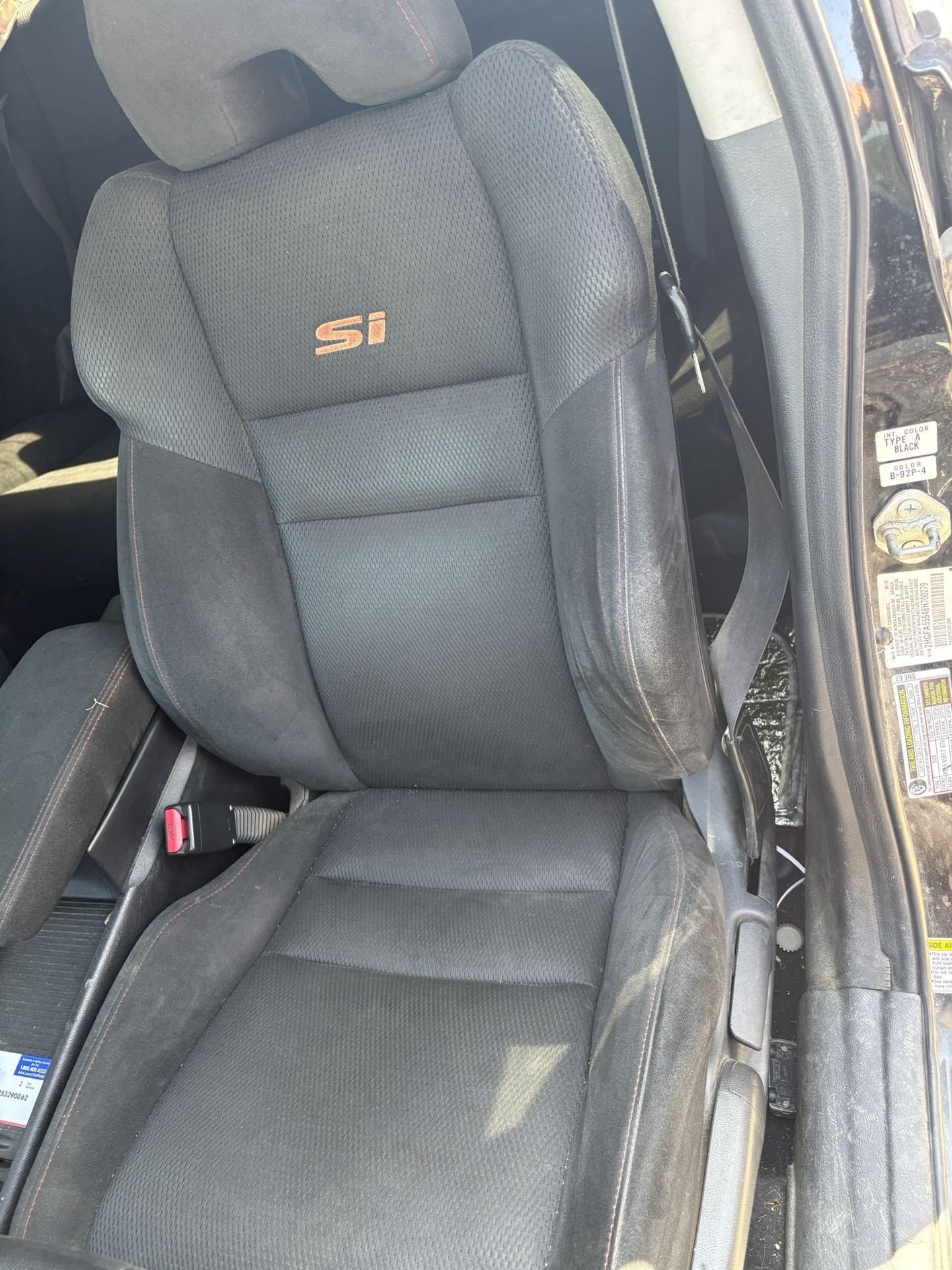 Honda Civic Si Seats